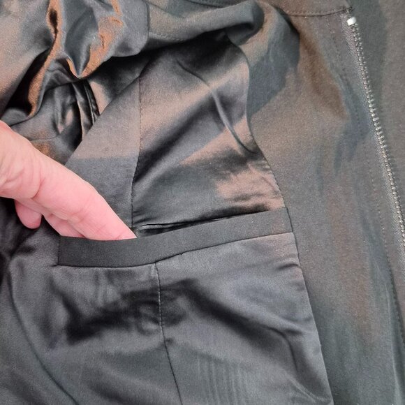 Torrid all-over sequins long-sleeve zip-up jacket in black EUC size 1 or 1X - Picture 9 of 11